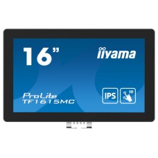 iiyama ProLite TF1615MC-B1 pantalla para PC 39,6 cm (15.6") 1920 x 1080 Pixeles Full HD Pantalla táctil Negro