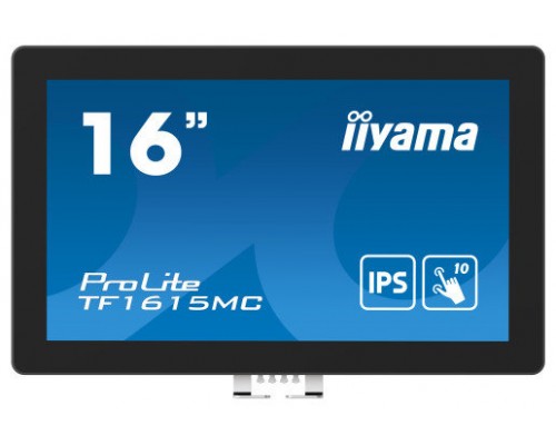 iiyama ProLite TF1615MC-B1 pantalla para PC 39,6 cm (15.6") 1920 x 1080 Pixeles Full HD Pantalla táctil Negro