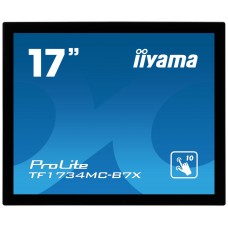 iiyama ProLite TF1734MC-B7X monitor pantalla táctil 43,2 cm (17") 1280 x 1024 Pixeles Multi-touch Negro