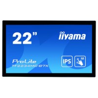 iiyama ProLite TF2234MC-B7X monitor pantalla táctil 54,6 cm (21.5") 1920 x 1080 Pixeles Multi-touch Multi-usuario Negro