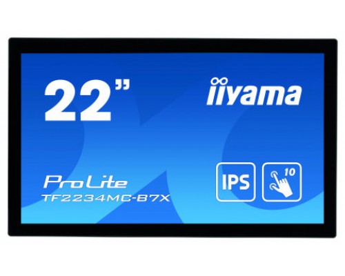 iiyama ProLite TF2234MC-B7X monitor pantalla táctil 54,6 cm (21.5") 1920 x 1080 Pixeles Multi-touch Multi-usuario Negro