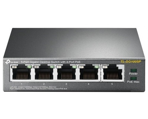 SWITCH TP-LINK 5 PORT GIGA 4 POE