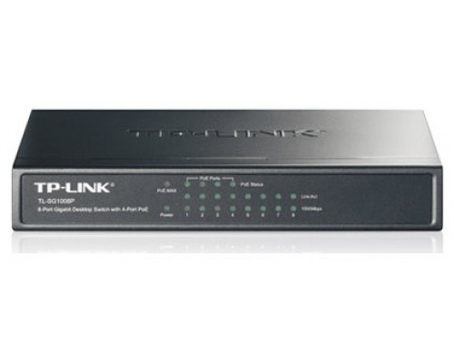 SWITCH TP-LINK 8 PORT GIGA 4 PORT POE