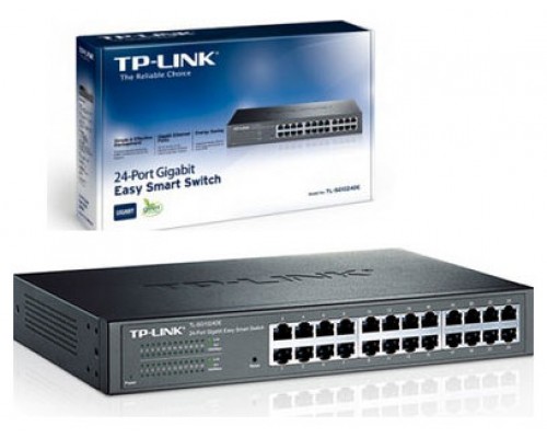 TP-LINK TL-SG1024DE Gestionado L2 Gigabit Ethernet (10/100/1000) Negro