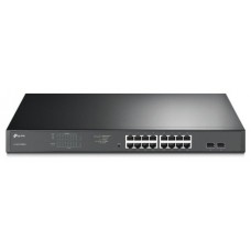 TP-LINK TL-SG1218MPE Gestionado Gigabit Ethernet (10/100/1000) Energía sobre Ethernet (PoE) Negro