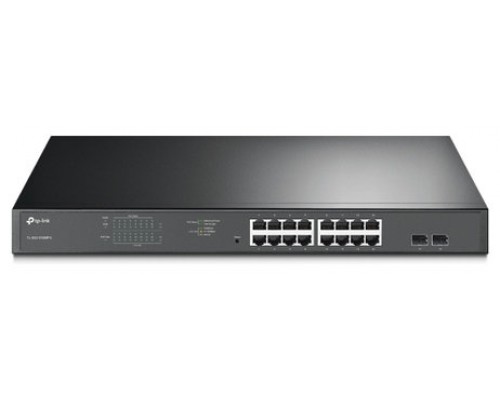 TP-LINK TL-SG1218MPE Gestionado Gigabit Ethernet (10/100/1000) Energía sobre Ethernet (PoE) Negro