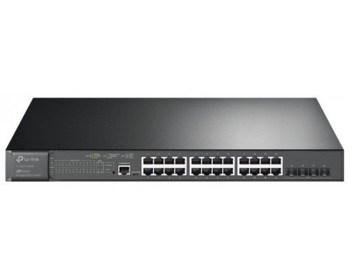 TP-LINK TL-SG3428XMP switch Gestionado L2+ Gigabit Ethernet (10/100/1000) Energía sobre Ethernet (PoE) Negro