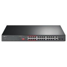 SWITCH TP LINK TL-SL1226P / 24xFAST POE+, 2x1G POE+, 2xSFP, 250W