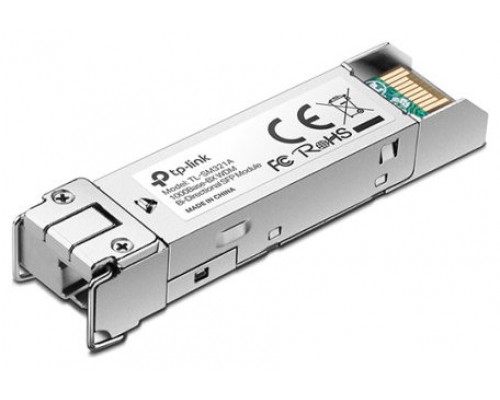 TP-Link TL-SM321B red modulo transceptor Fibra óptica 1250 Mbit/s SFP