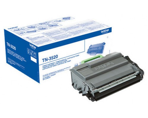 Toner brother tn3520 negro 20000 páginas