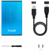 CAJA EXTERNA TOOQ TQE-2527BL 2,5" 9,5 MM SATA USB 3.0/3.1 AZUL