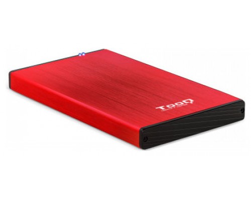 CAJA EXTERNA TOOQ TQE-2527R 2,5" 9,5 MM SATA USB 3.0/3.1 ROJO