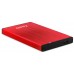 CAJA EXTERNA TOOQ TQE-2527R 2,5" 9,5 MM SATA USB 3.0/3.1 ROJO