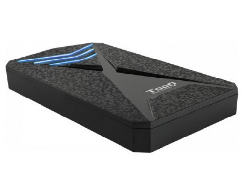 CAJA EXTERNA TQE-2550BL 2,5" 9,5 MM SATA USB 3.0/3.1 LED AZUL