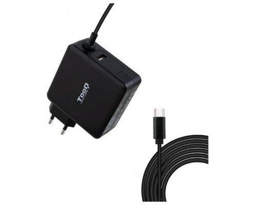 CARGADOR PORTATIL TOOQ USB-C PD3.0 90W NEGRO