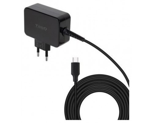 Tooq Cargador portatil GAN USB-C PD 65W Negro