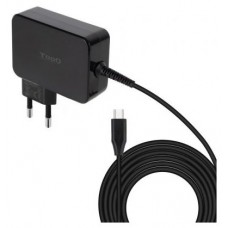 Tooq Cargador portatil GAN USB-C PD 90W Negro