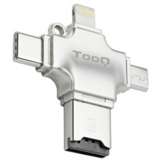 Lector tarjetas externo tooq tqr - 4001 microsd