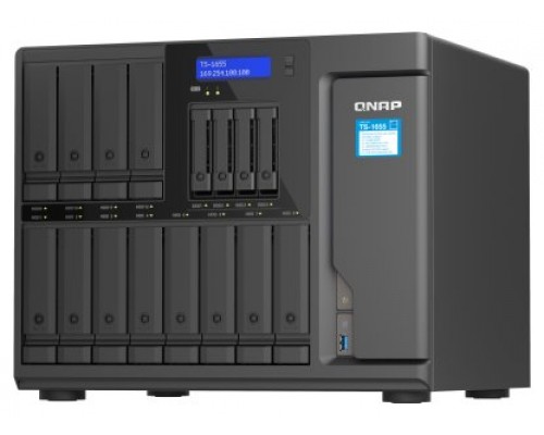 QNAP TS-1655 NAS Torre Ethernet Negro