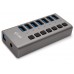 I-TEC USB 3.0 HUB 7 PORT 36 W  ACCS