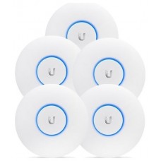 UBIQUITI UAP-AC-HD-5 UNIFI ACCESS POINT AC HD, 5-PACK, AC1700, MU-MIMO 4X4, POE+, 25DBM