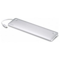 Aten UH3234 base para portátil y replicador de puertos Alámbrico USB 3.2 Gen 1 (3.1 Gen 1) Type-C Plata