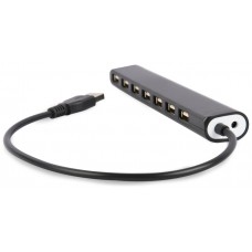 HUB USB 2.0 DE 7 PUERTOS NEGRO