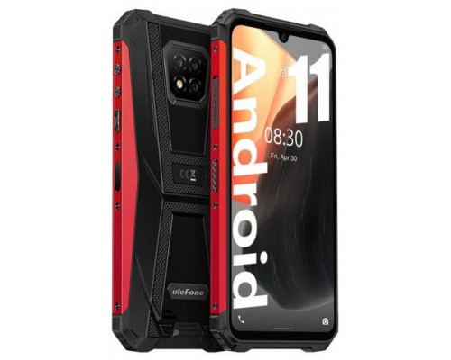 Ulefone Armor 8 Pro 15,5 cm (6.1") Ranura híbrida Dual SIM Android 11 4G USB Tipo C 8 GB 128 GB 5520 mAh Negro, Rojo