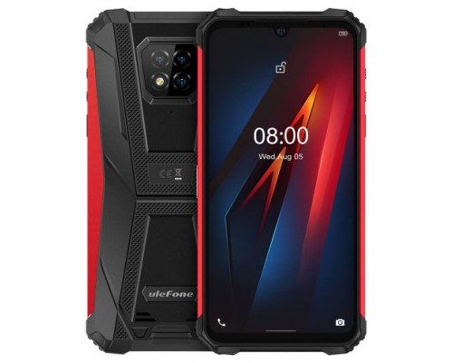 Ulefone Armor 8 15,5 cm (6.1") 4 GB 64 GB SIM doble 4G USB Tipo C Rojo Android 10.0 5580 mAh