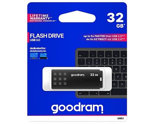 Goodram UME3 Lápiz USB 32GB USB 3.0 Negro