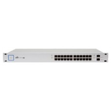 Switch 24 puertos ubiquiti 10 - 100 - 1000 us - 24 - 250w poe unifi gigabit