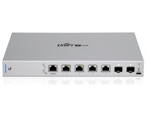 UBIQUITI US-XG-6POE UNIFI SWITCH 4X 10G RJ45 PORTS, 2X 10G SFP+, 60W PER PORT, POE++ MANAGEMENT SWITCH