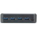 ATEN Switch de periféricos USB 3.2 Gen1 de 4 x 4 puertos