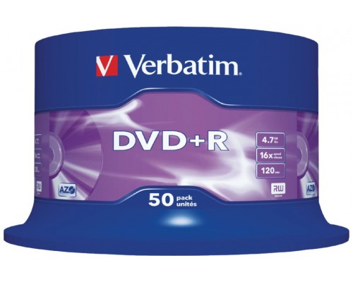 VERBATIM-DVD+R 4.7GB 50U