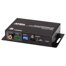 ATEN Repetidor HDMI True 4K con incrustador y desincrustador de audio