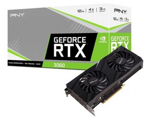 PNY VCG306012DFBPB1 tarjeta gráfica NVIDIA GeForce RTX 3060 12 GB GDDR6