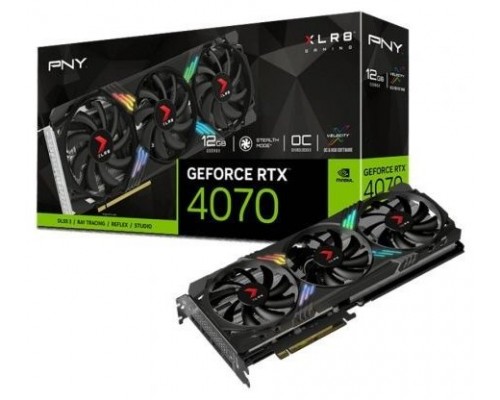 TARJETA GRAFICA PNY RTX4070 XLR8 GV O 12G