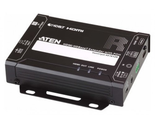 Aten VE1812R extensor audio/video Receptor AV Negro