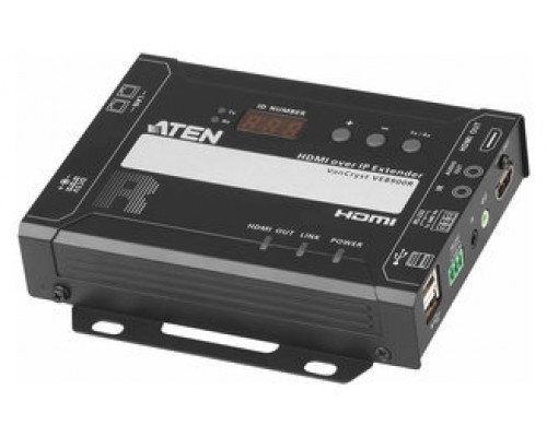 Aten VE8900R extensor audio/video Receptor AV Negro