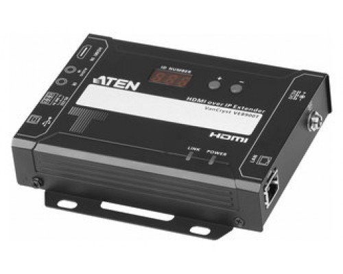 Aten VE8900T extensor audio/video Transmisor de señales AV Negro