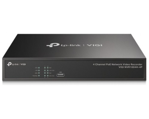 NVR VIGI TP-LINK VIGI NVR1004H-4P 04ch PoE BAY 1HDD H265+