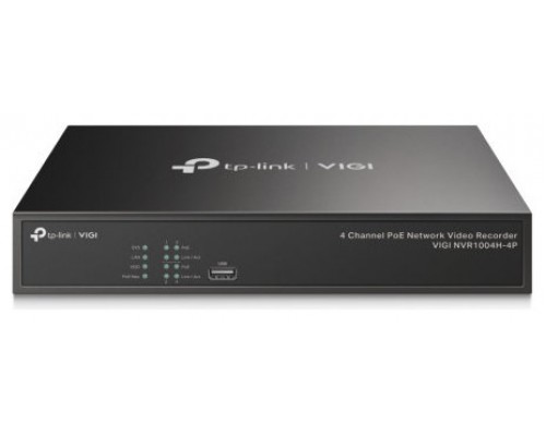 NVR VIGI TP-LINK VIGI NVR1104H-4P 04ch PoE BAY 1HDD H265+