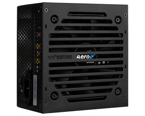 FUENTE ALIMENTACION AEROCOOL VX PLUS 550 , EFICIENCIA ENERGETICA 85+, 550W, PFC ACTIVO, VENT. 12x12cm HASWELL