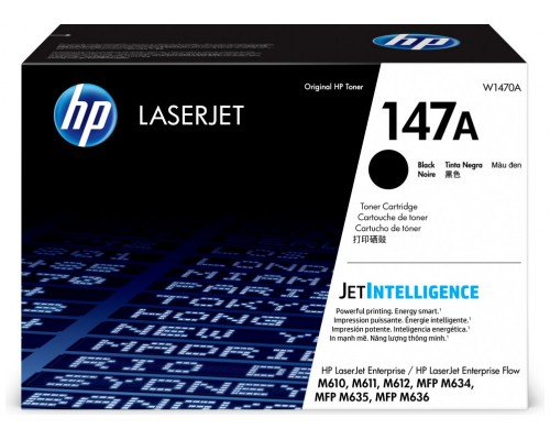 HP LaserJet M611,M612 Toner Negro 147A