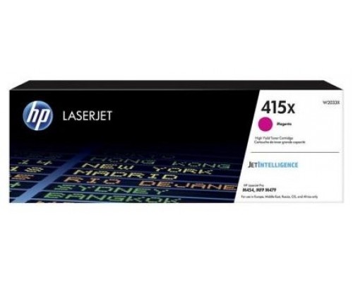 HP Cartucho de tóner Original LaserJet 415X magenta de alta capacidad