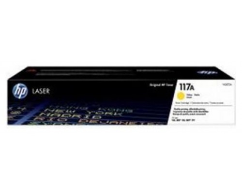 HP 117A TONER HP117A AMARILLO (W2072A)