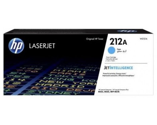 HP Cartucho de tóner Original LaserJet 212A cian