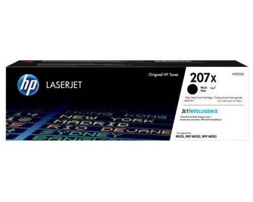 HP TONER 207X NEGRO LASERJET M255/M281 (W2210X)