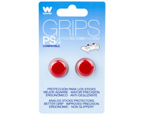 Grips Woxter PS4 / PS3 / PS2 / XBOX / Wii / WiiU Rojo