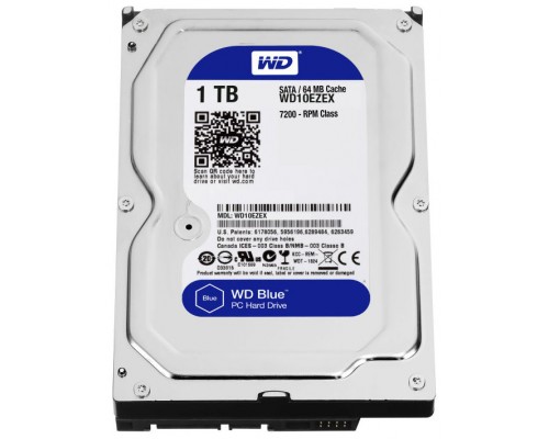 DISCO WD BLUE 1TB SATA3 64MB